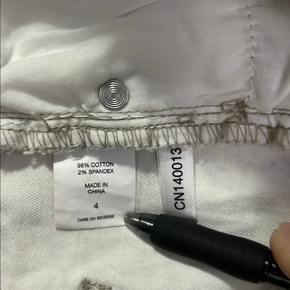 Soho Beige and Brown Snakeskin Jeans size 4 - Picture 8 of 8